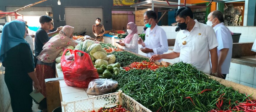 Pemda Lampung Selatan Sidak Pasar Pantau Harga Dan Ketersedian Bahan