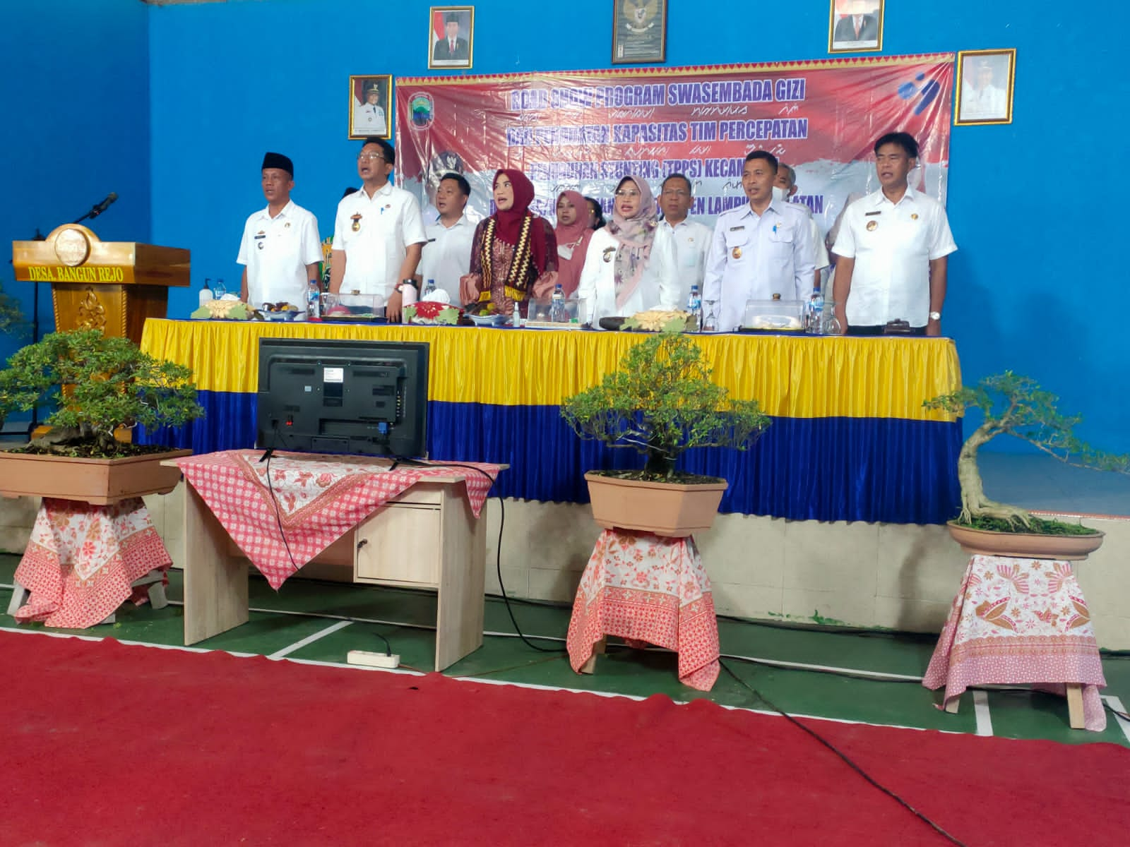 Hj Winarni Nanang Ermanto Road Show Program Swasembada Gizi Dan