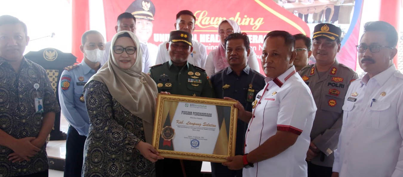 UHC Kabupaten Lampung Selatan Capai 99 29 Persen Kepesertaan BPJS