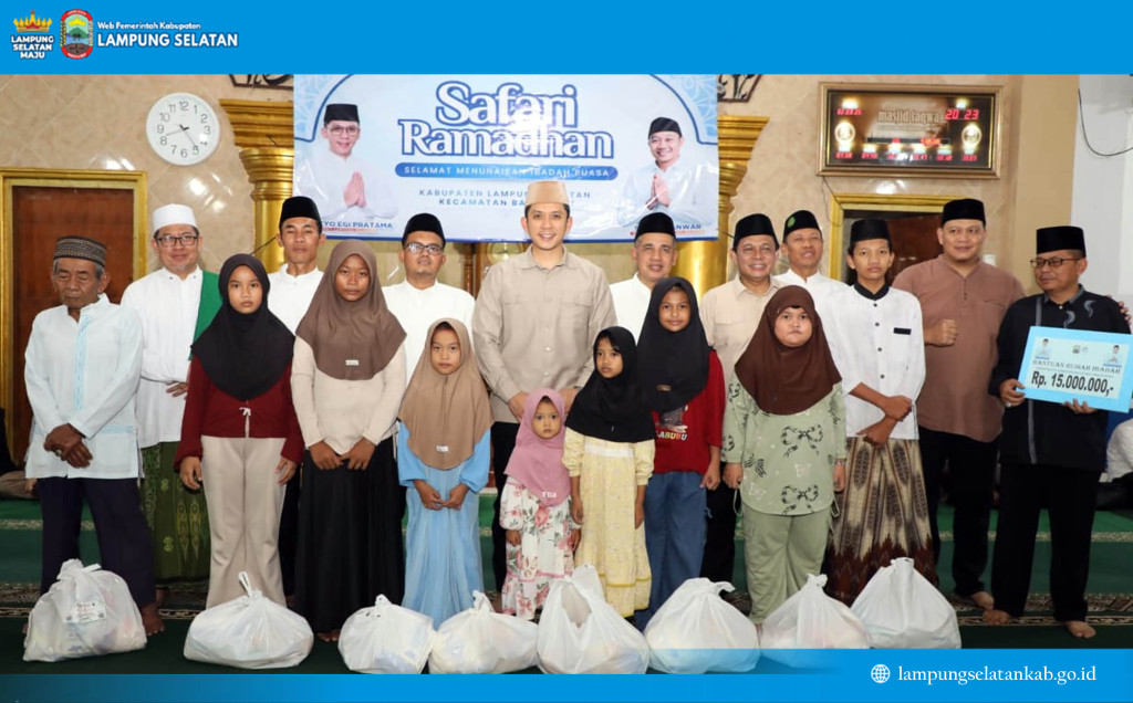 Safari Ramadan di Bakauheni, Bupati Radityo Egi Pratama Tegaskan Komitmen Serap Aspirasi dan Layani Masyarakat