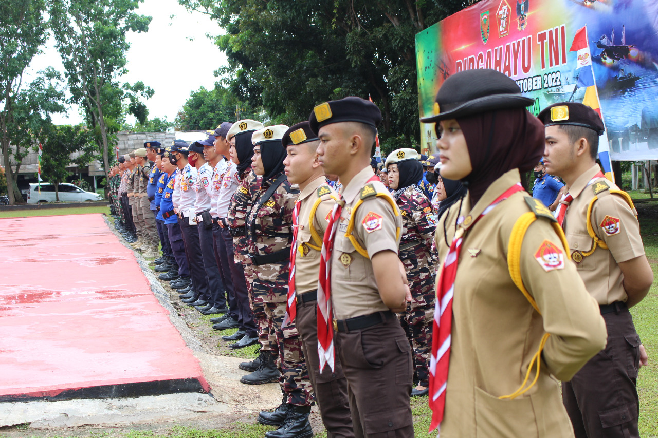 Kodim 0421/LS Gelar Upacara Peringatan HUT Ke-77 TNI Tahun 2022 ...