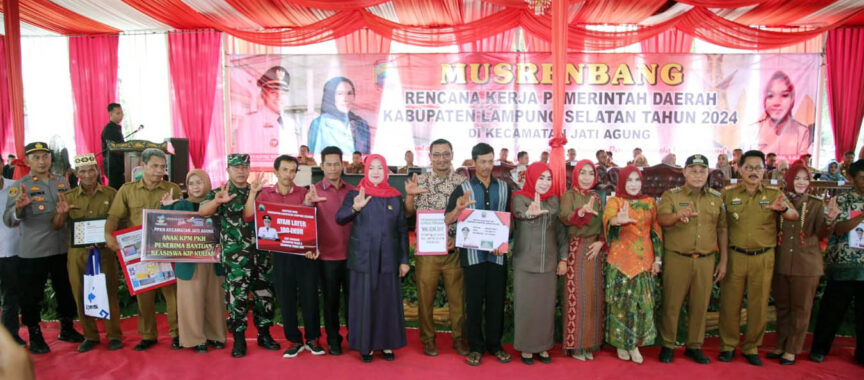 Kecamatan Jati Agung jadi penutup rangkaian Musrenbang tingkat kecamatan untuk menyusun RKPD Kabupaten Lamsel Tahun 2024.