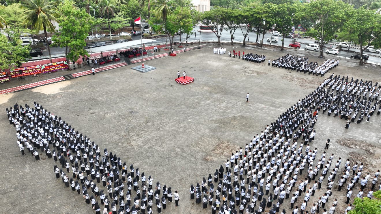 Bupati Lampung Selatan Pimpin Upacara Peringatan Hut Ke 78 Pgri Dan Hgn