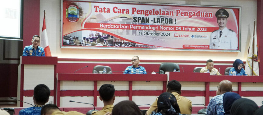 Pemkab Lamsel Gelar Sosialisasi SP4N Lapor Untuk Pengaduan Masyarakat